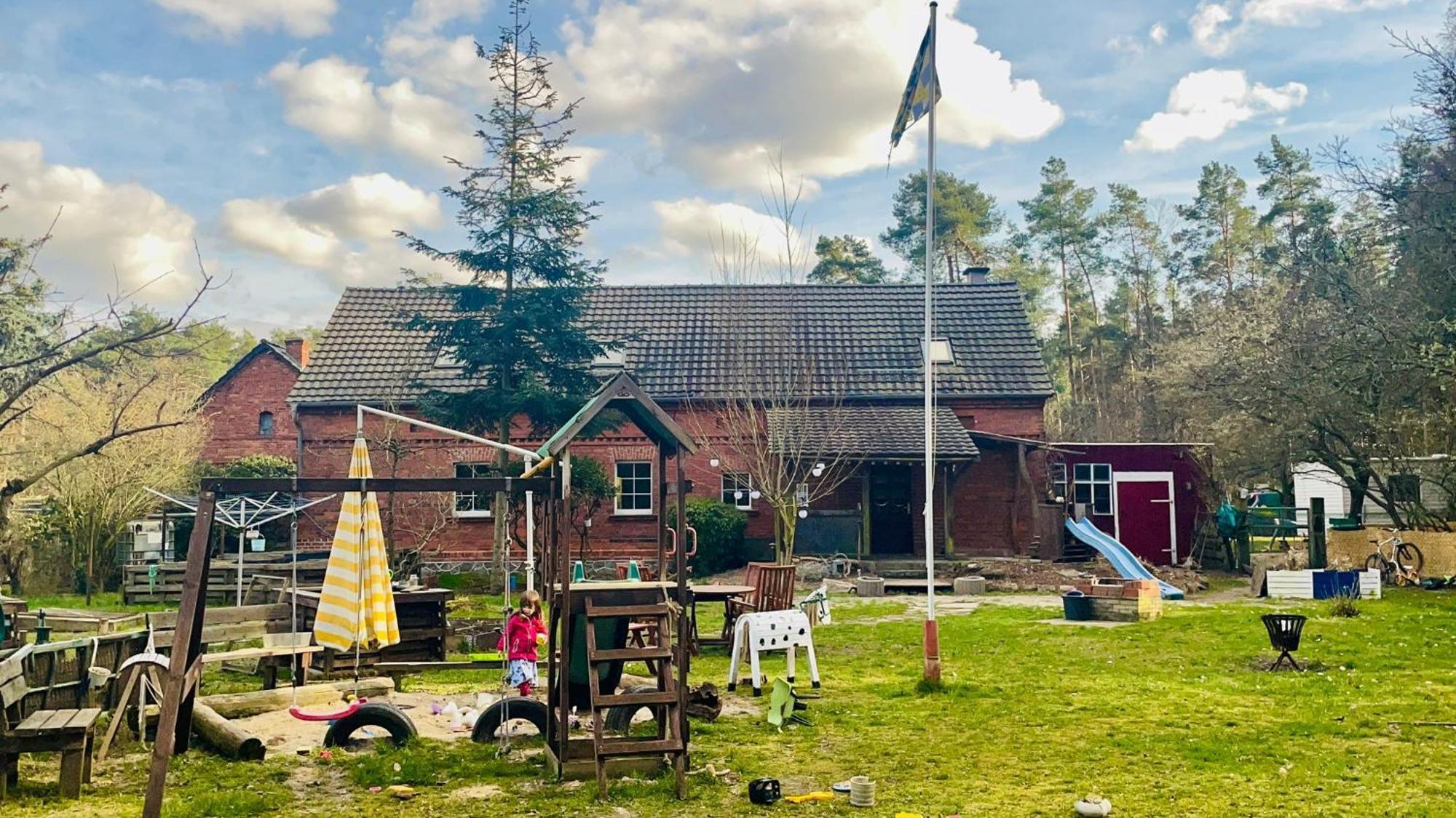 Ferienwohnung Schaeferhof, Die Natur Vor Der Haustuere Cottbus Exterior foto